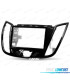 MOLDURA ADAPTADOR PRETO BRILHANTE PARA RADIO 2-DIN PARA FORD C-MAX KUGA ESCAPE CON PANTALLA DE 4.2