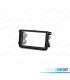 MOLDURA ADAPTADOR PRETO PARA RADIO 2-DIN SEAT ALTEA LEON TOLEDO SKODA FABIA OCTAVIA SUPERB VW TIGUAN GOLF PASSAT POLO.