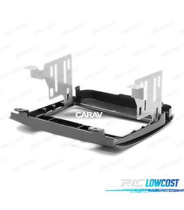 MOLDURA ADAPTADOR PRETO BRILHO PARA RADIO 2-DIN PARA VOLKSWAGEN VW TOUAREG 10-14