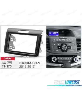 MOLDURA ADAPTADOR PRETO PARA RADIO 2-DIN PARA HONDA CR-V 12-17