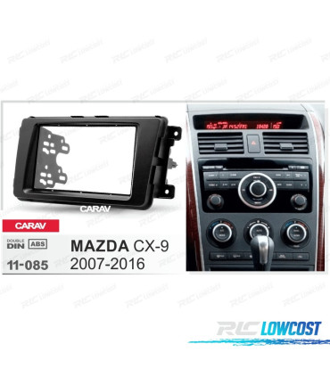 MOLDURA ADAPTADOR PRETA RADIO 2-DIN MAZDA CX-9 07-16