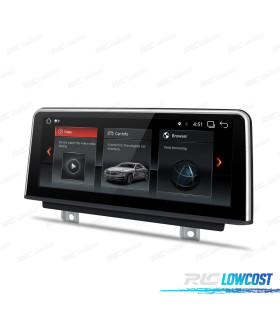 AUTO RADIO GPS ANDROID 14 PARA BMW SERIE 3 SERIE 4 10,25"