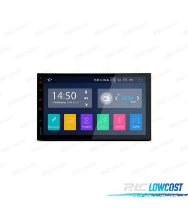 AUTO RADIO GPS 2DIN ANDROID 14 LCD TÁCTIL 7" CARPLAY USB DUAL ZONE