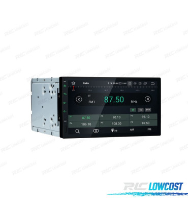 AUTO RADIO GPS 2DIN ANDROID 14 LCD TÁCTIL 7" CARPLAY USB DUAL ZONE