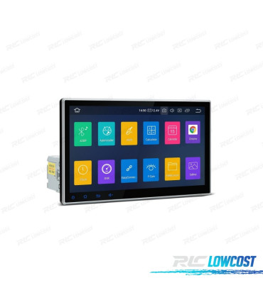 Auto Radio GPS 1DIN ANDROID 9.0 LCD TÁCTIL 10" CARPLAY USB DUAL ZONE
