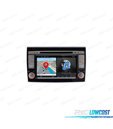AUTO RADIO GPS ANDROID 11 PARA FIAT BRAVO 07-14 7"