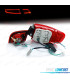 FAROLINS TRASEIROS LED LIGHT BAR PARA AUDI A3 SPORTBACK VERMELHO BRANCO