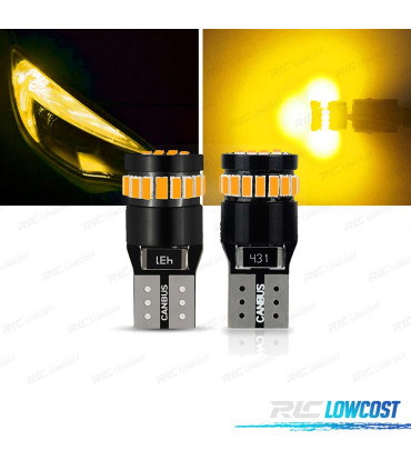 LÂMPADAS W5W T10 LED PISCAS
