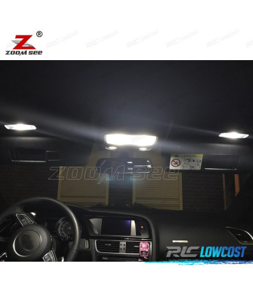 KIT COMPLETO DE 20 LÂMPADAS LED INTERIOR AUDI A5 S5 RS5 SPORTBACK 09-15
