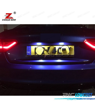 KIT COMPLETO DE 20 LÂMPADAS LED INTERIOR AUDI A5 S5 RS5 SPORTBACK 09-15