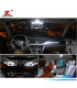KIT COMPLETO DE 19 LÂMPADAS LED INTERIOR PARA AUDI A6 S6 RS6 C7 AVANT WAGON 2012 +