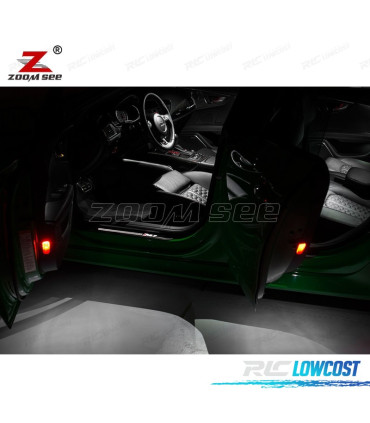 KIT COMPLETO DE 16 LÂMPADAS LED INTERIOR PARA AUDI A7 S7 RS7 C7 QUATTRO 2011-2017