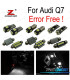 KIT COMPLETO DE 25 LÂMPADAS LED INTERIOR PARA AUDI Q7 4L 2005-2014