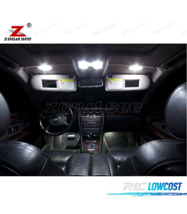 KIT COMPLETO DE 29 LÂMPADAS LED INTERIOR PARA 1997-2002 PARA AUDI A8 S8 D2