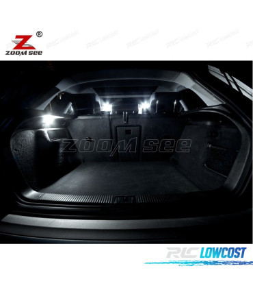 KIT COMPLETO DE 16 LÂMPADAS LED INTERIOR PARA AUDI A3 S3 8 P 2006 -2013