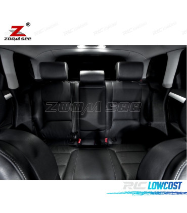 KIT COMPLETO DE 16 LÂMPADAS LED INTERIOR PARA AUDI A3 S3 8 P 2006 -2013