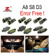 KIT COMPLETO DE 25 LÂMPADAS LED INTERIOR PARA AUDI A8 S8 D3 2003-2009