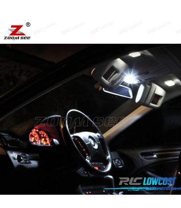 KIT COMPLETO DE 18 LÂMPADAS LED INTERIOR BMW SERIE 3 E46 COMPACTO 316TI 318TD 318TI 320TD 325TI 01-05