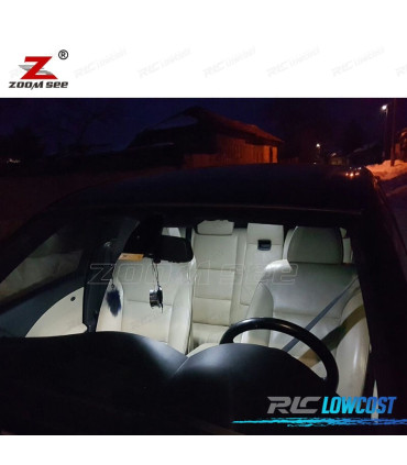 KIT COMPLETO DE 18 LÂMPADAS LED INTERIOR BMW SERIE 3 E46 COMPACTO 316TI 318TD 318TI 320TD 325TI 01-05