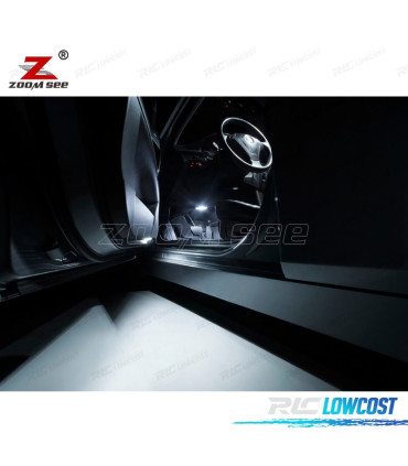 KIT COMPLETO DE 19 LÂMPADAS LED INTERIOR BMW 5 SERIE E34 SALOON 518I 520I 524TD 525I 525IX 525TD 530I 535I 540I M5 1988-19