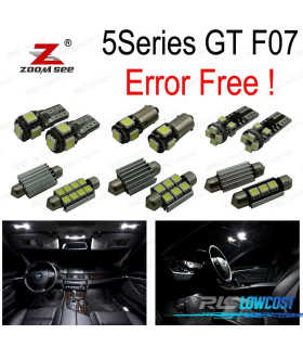 Kit completo de 27 lâmpadas LED interior PARA BMW 5 series GT 5GT F07 528i 535i 550i GT 520d 535d 530d xDrive 2009-2017