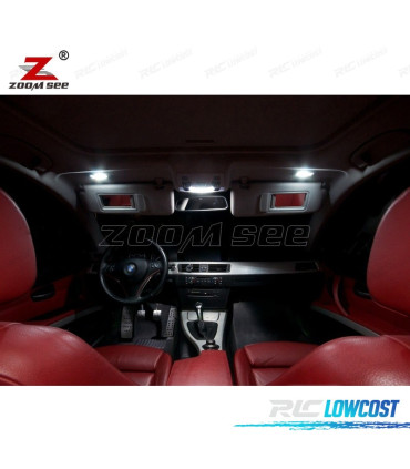 KIT COMPLETO DE 19 LÂMPADAS LED INTERIOR BMW SERIE 3 E93 320I 325I 330D 330I 335I M3 06-13