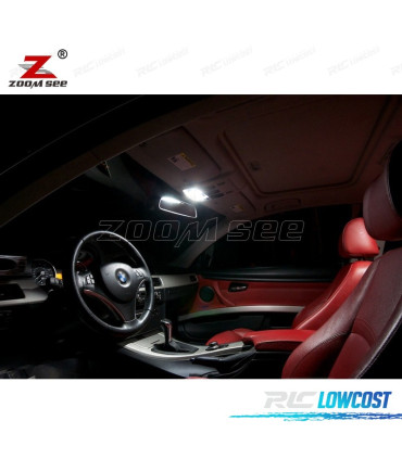 KIT COMPLETO DE 19 LÂMPADAS LED INTERIOR BMW SERIE 3 E93 320I 325I 330D 330I 335I M3 06-13
