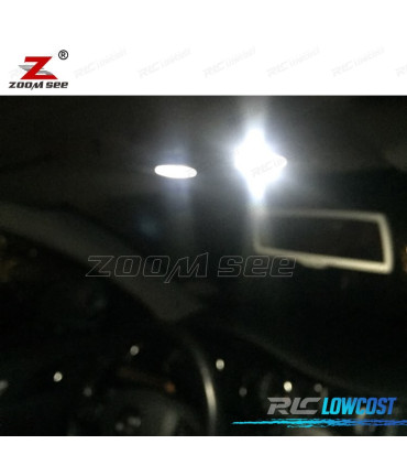 KIT COMPLETO DE 21 LÂMPADAS LED INTERIOR PARA SKODA FABIA SEDAN SALÞãN MK2 MKII 3T4 2009 -2015