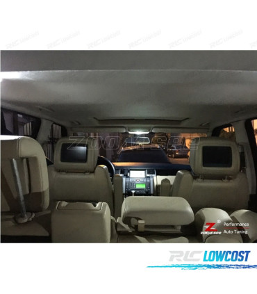 KIT COMPLETO 28 LÂMPADAS LED INTERIOR PARA LAND ROVER SPORT 05-13