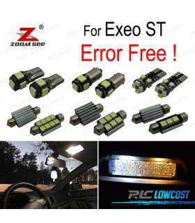 KIT COMPLETO DE 19 LÂMPADAS LED INTERIOR SEAT EXEO ST 09-14