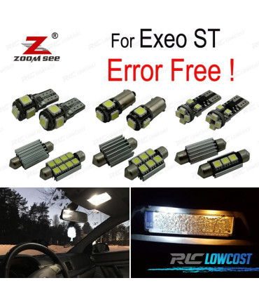 KIT COMPLETO DE 19 LÂMPADAS LED INTERIOR SEAT EXEO ST 09-14