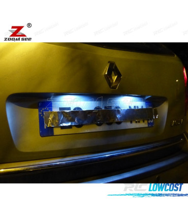 KIT COMPLETO DE 18 LÂMPADAS LED INTERIOR PARA 2001-2007 PARA RENAULT LAGUNA TOURER II 2 MK2
