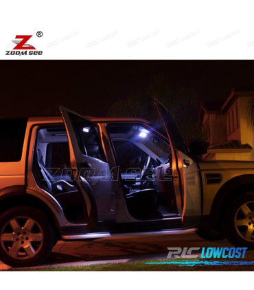 KIT COMPLETO 21 LAMPADAS LED INTERIOR PARA LAND ROVER FREELANDER 01-06