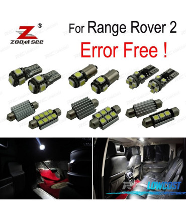 KIT COMPLETO 18 LAMPADAS LED INTERIOR LAND ROVER 2 95-01