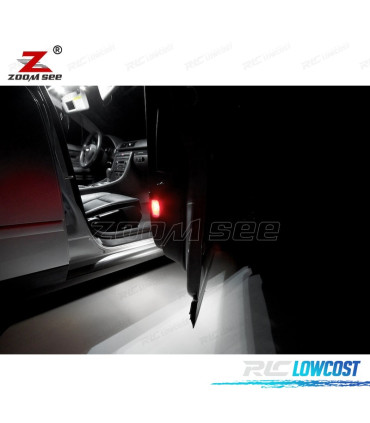 KIT COMPLETO DE 13 LÂMPADAS LED INTERIOR PARA NISSAN PATHFINDER R52 2013 -2018