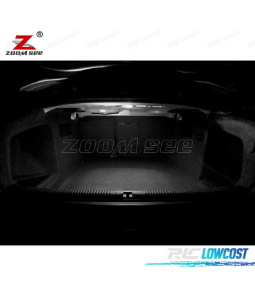 KIT COMPLETO DE 13 LÂMPADAS LED INTERIOR PARA NISSAN PATHFINDER R52 2013 -2018