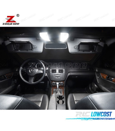 KIT COMPLETO DE 18 LÂMPADAS LED INTERIOR MERCEDES CLASE M W164 ML320 ML350 ML420 ML450 ML63 AMG 06-11
