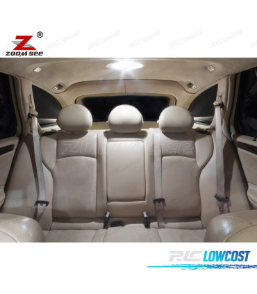 KIT COMPLETO DE 17 LÂMPADAS LED INTERIOR PARA MERCEDES CLASE C W203 C180 C200 C220 C230 C240 C280 C320 C32 AMG C55 00-07