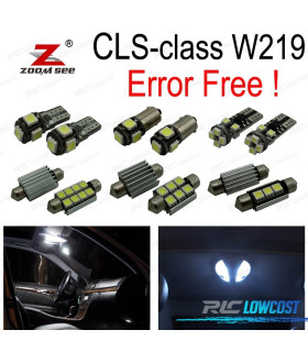 KIT COMPLETO DE 27 LÂMPADAS LED INTERIOR PARA MERCEDES CLS W219 C219 CLS280 CLS300 CLS350 CLS550 CLS55AMG