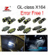 KIT COMPLETO DE 26 LÂMPADAS LED INTERIOR PARA MERCEDES GL CLASE X164 GL320 GL350 GL420 GL450 GL500 06-12