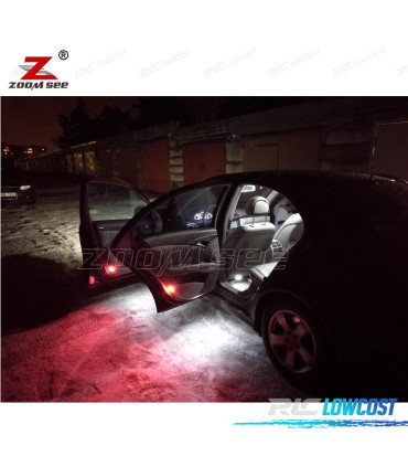 KIT COMPLETO DE 29 LÂMPADAS LED INTERIOR PARA MERCEDES E CLASE W211 E320 E350 E430 E500 E550 E63 AMG 02-08