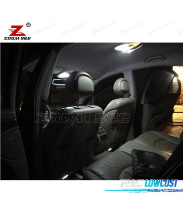 KIT COMPLETO DE 29 LÂMPADAS LED INTERIOR PARA MERCEDES E CLASE W211 E320 E350 E430 E500 E550 E63 AMG 02-08