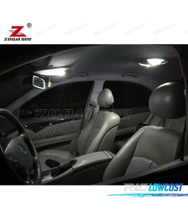 KIT COMPLETO DE 29 LÂMPADAS LED INTERIOR PARA MERCEDES E CLASE W211 E320 E350 E430 E500 E550 E63 AMG 02-08