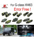 KIT COMPLETO DE 13 LÂMPADAS LED INTERIOR PARA MERCEDES CLASE G W463 G500 G550 G350 G63 AMG G65 2012-2016