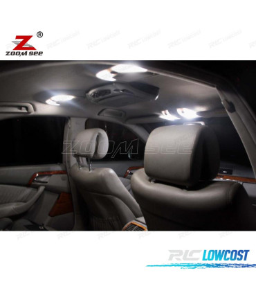 KIT COMPLETO DE 22 LÂMPADAS LED INTERIOR PARA MERCEDES CLASE S W220 S320 S350 S400 S420 S430 1999-2005