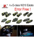 KIT COMPLETO DE 19 LÂMPADAS LED INTERIOR PARA MERCEDES E CLASE W210 WAGON E420 E320 1995-2001