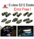 KIT COMPLETO DE 26 LÂMPADAS LED INTERIOR PARA MERCEDES E CLASE S212 ESTATE WAGON E200 E250 E300 E350 E400 E500 E550 E63 AMG 10-