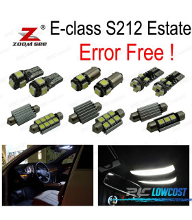 KIT COMPLETO DE 26 LÂMPADAS LED INTERIOR PARA MERCEDES E CLASE S212 ESTATE WAGON E200 E250 E300 E350 E400 E500 E550 E63 AMG 10-