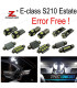 KIT COMPLETO DE 20 LÂMPADAS LED INTERIOR PARA MERCEDES E CLASE S212 ESTATE WAGON E200 E250 E300 E350 E400 E500 E550 E63 AMG 10-