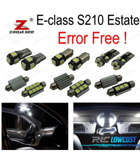 KIT COMPLETO DE 20 LÂMPADAS LED INTERIOR PARA MERCEDES E CLASE S212 ESTATE WAGON E200 E250 E300 E350 E400 E500 E550 E63 AMG 10-